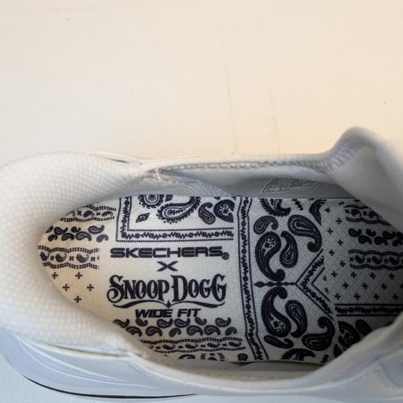Skechers Snoop Dogg Snoop One Next Episode White Sneaker Shoes Men 11 Women 12.5 - Picture 8 of 11
